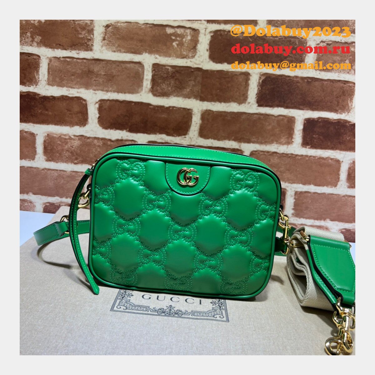 fake G*u*i designer gg matelassé leather shoulder 702234 bags