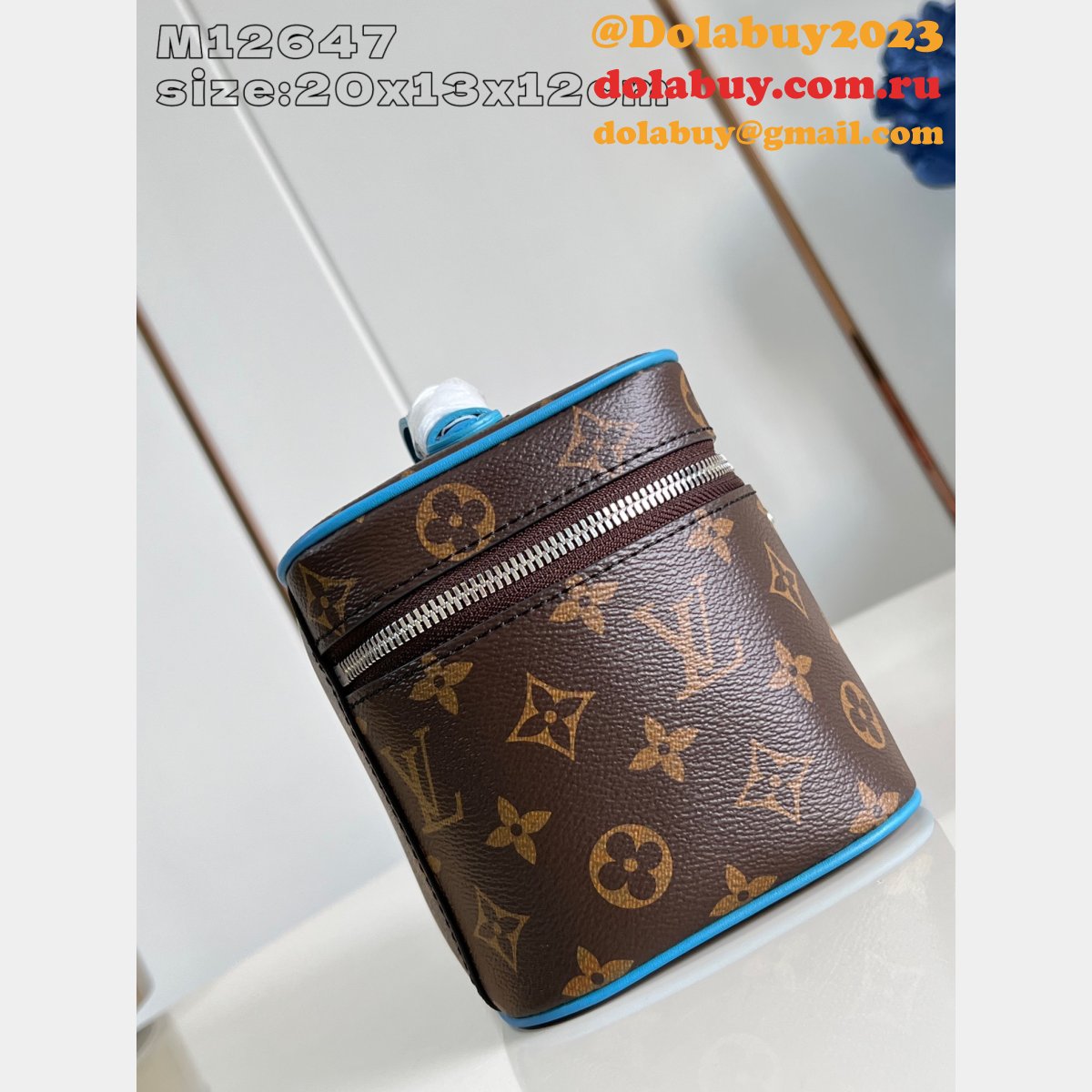 Luxury Travel Louis Vuitton Nice Vanity Men M12647 Fake Bags