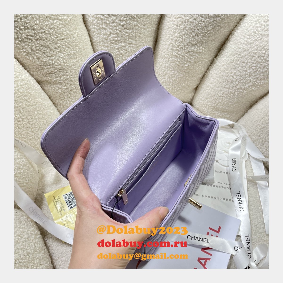 Perfect 1:1 Mirror CC 24A CF Mini Bag #4924
