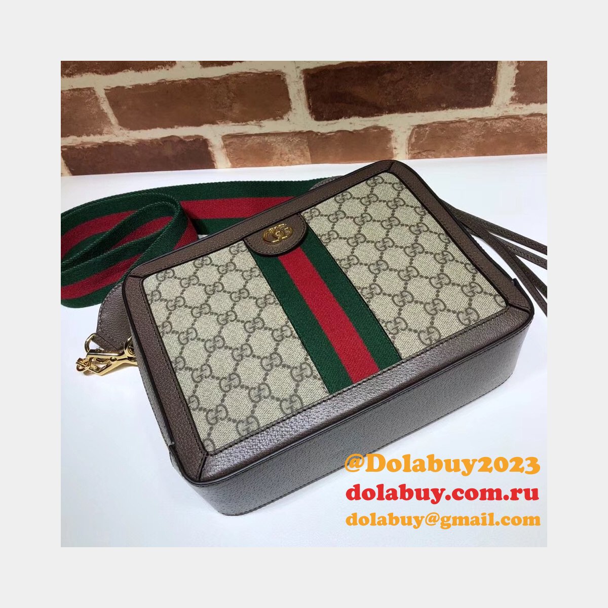 replica G*u*i high quality gg supreme ophidia small shoulder 550622 bag