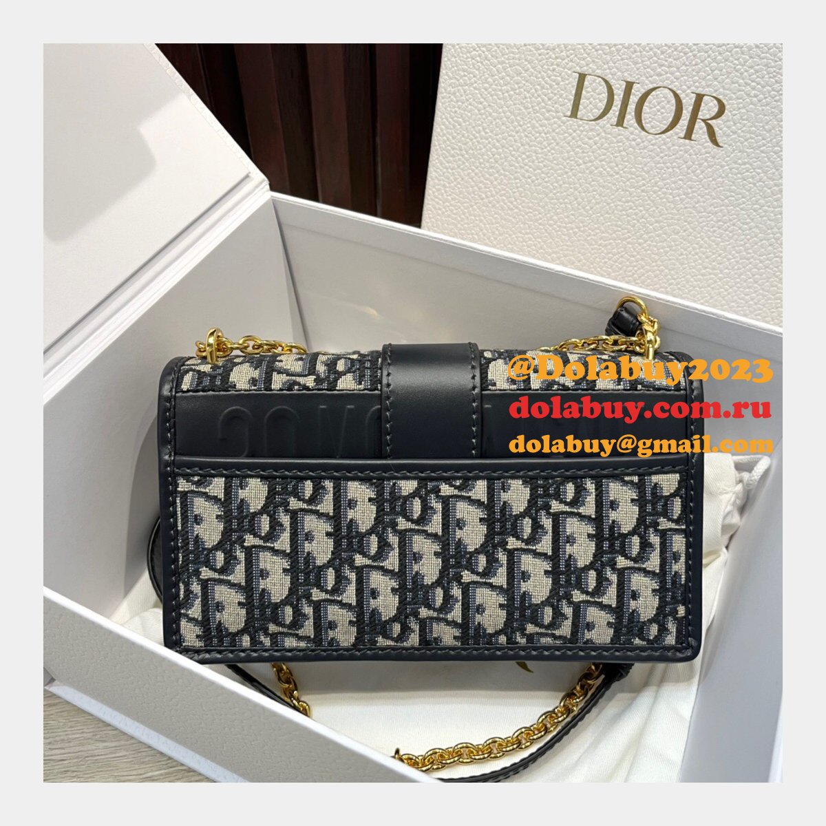 Luxury Christian Dior AAA+ Replica Montaigne 21CM Box Bag