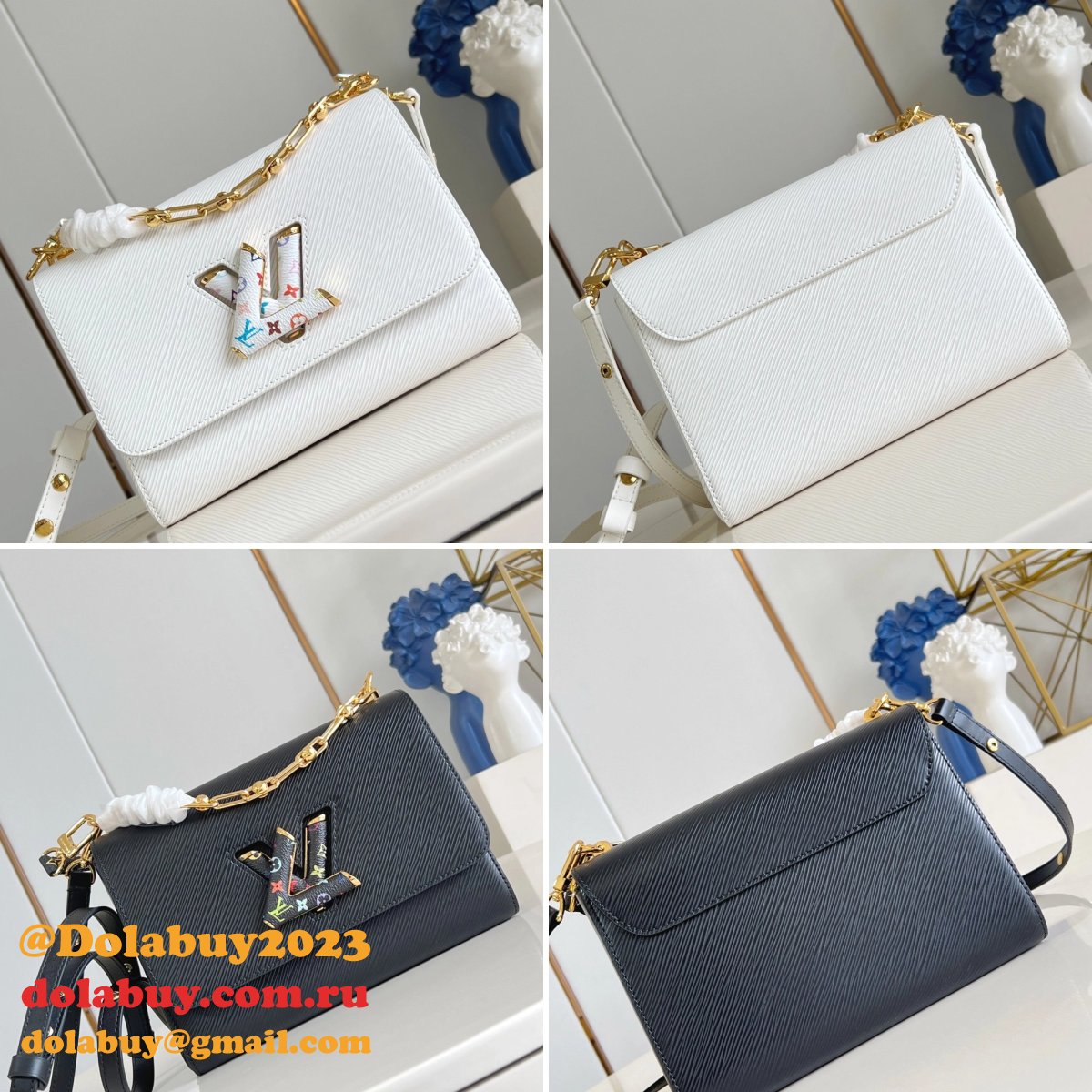 Louis Vuitton Copy LV x TM Twist MM Slim Epi Leather Lcons M13678 Bag