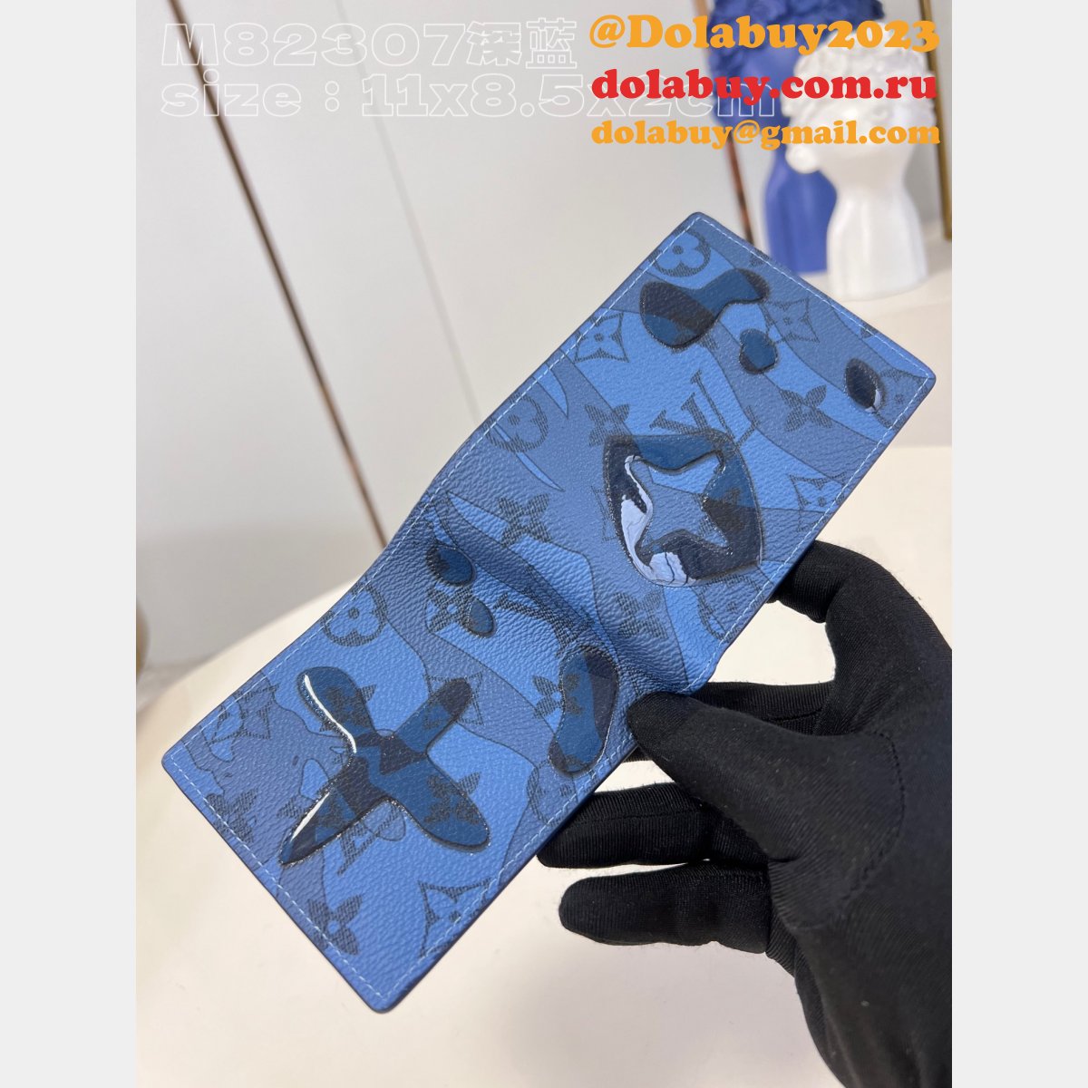 Men Slender Wallet M82307 Perfect Louis Vuitton Replica Wallets