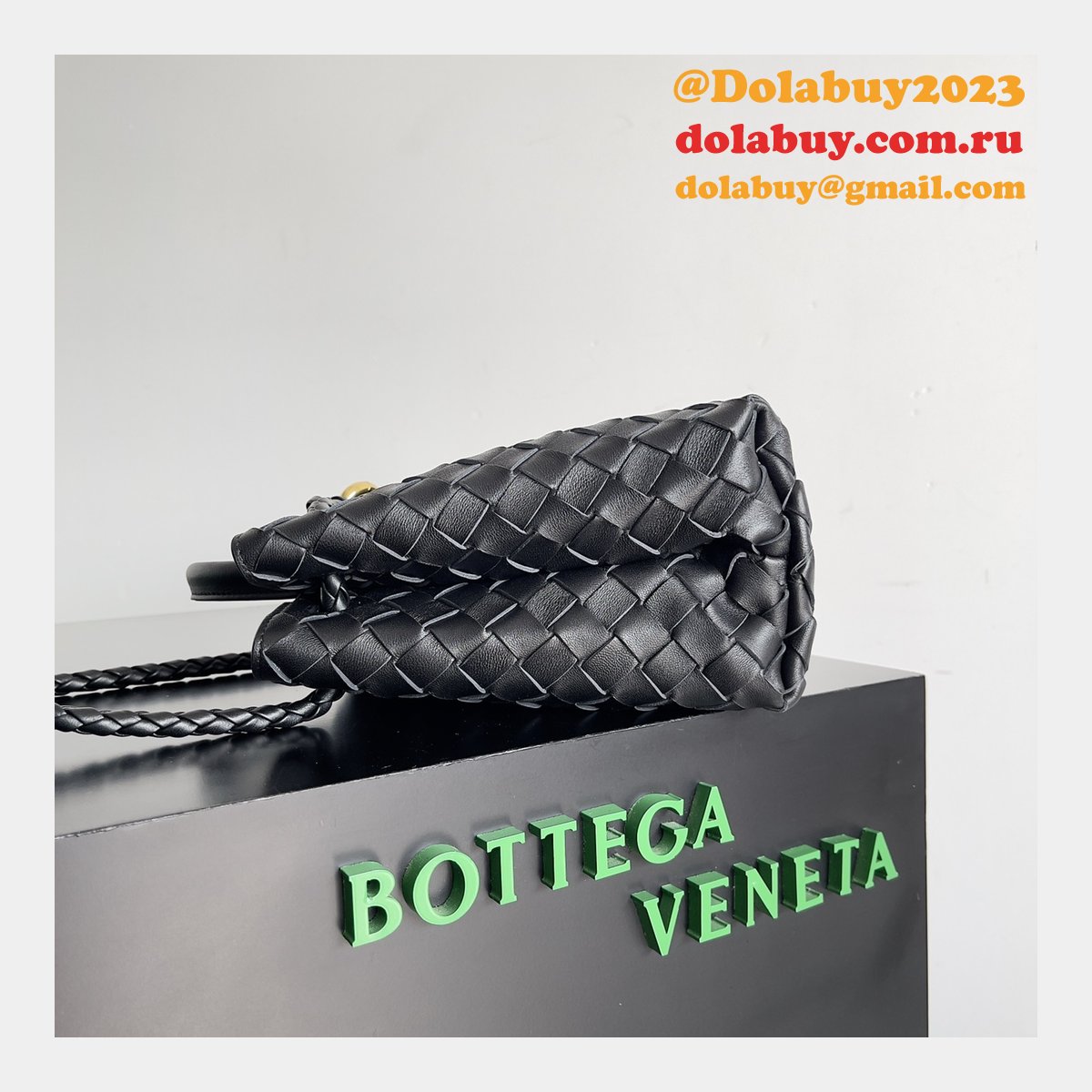 b0tte*a Ven*ta andiamo small 25cm bag leather strap
