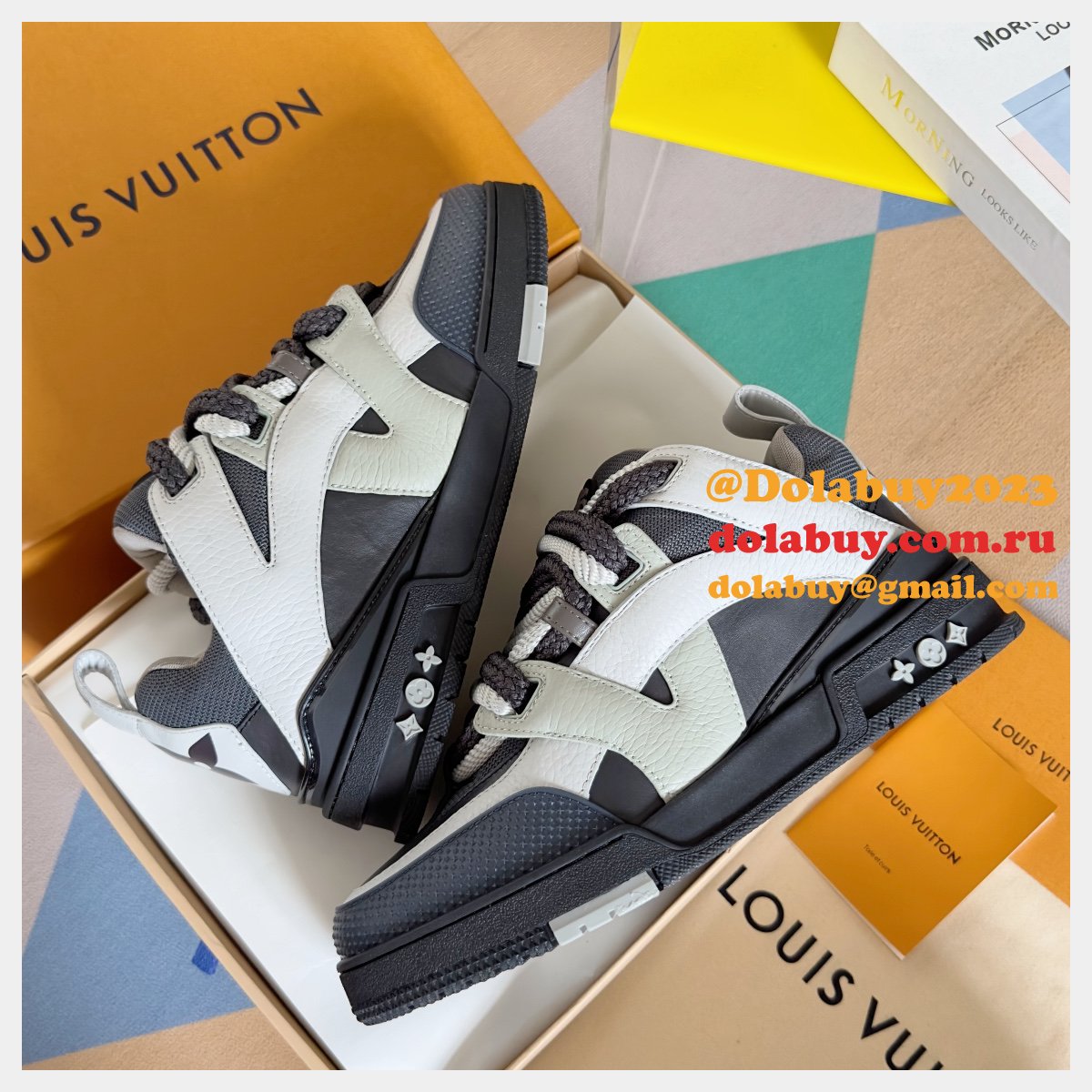 Best LV Skate Sneaker Cheap