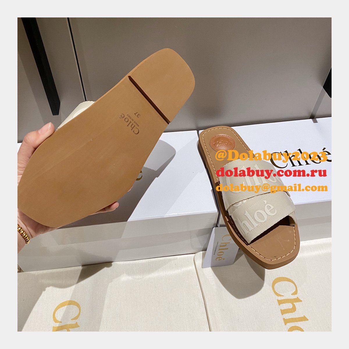 Top Quality Replica Chloe Women Slippers