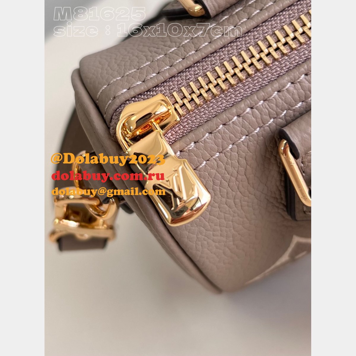 Nano Speedy Dove/Cream M81625 Designer Replica Louis Vuitton Bag