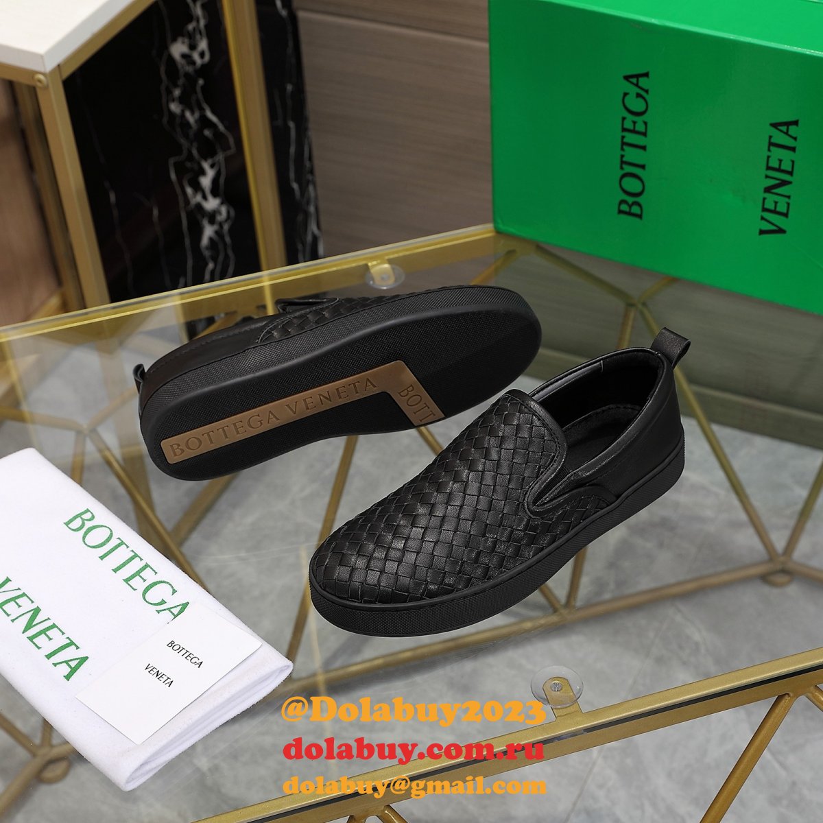 b0tte*a Ven*ta knockoff flats intrecciato nappa slip on sneakers shoes