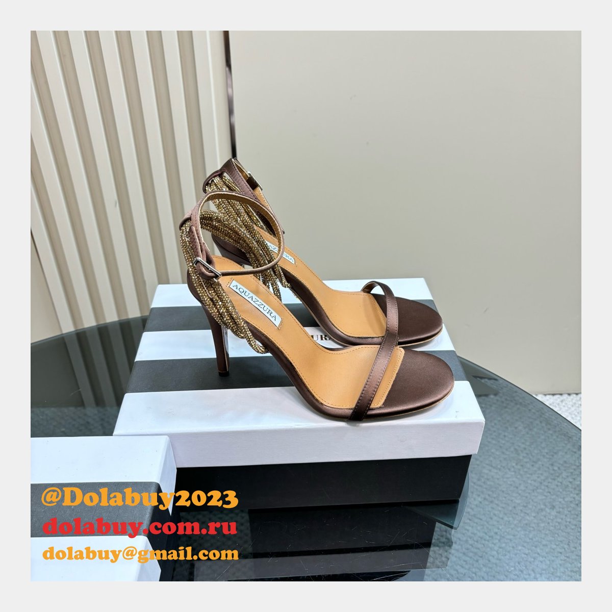 Top Quality AAA+ Aquazzura High-heeled Sandals 10CM