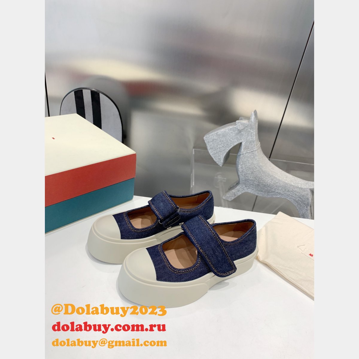 Buy Marni Wholesale 7 Star Fake Loafers 1:1 Mirror Shoes