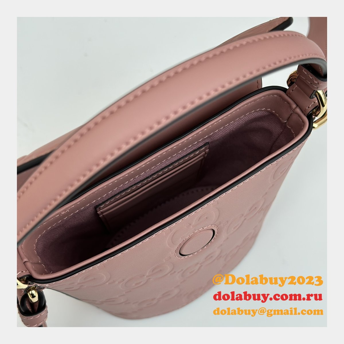 G*u*i 772795 uk embossed top handle replicas shoulder bag