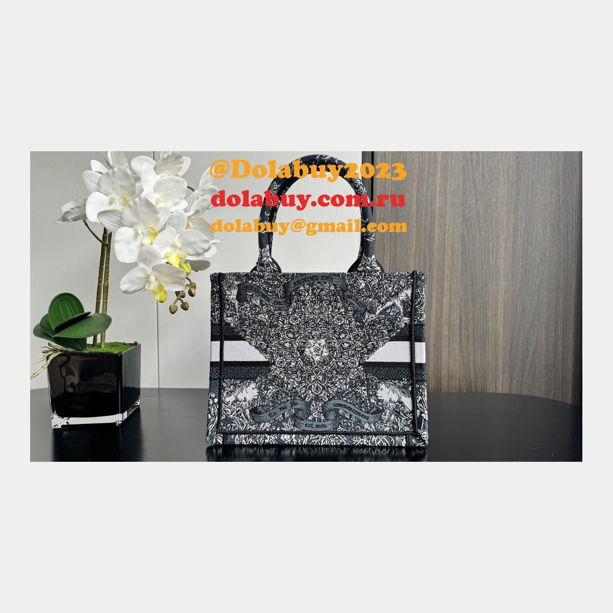 Buy Cheap Replica Bags Christian Dior CD Book Tote Online