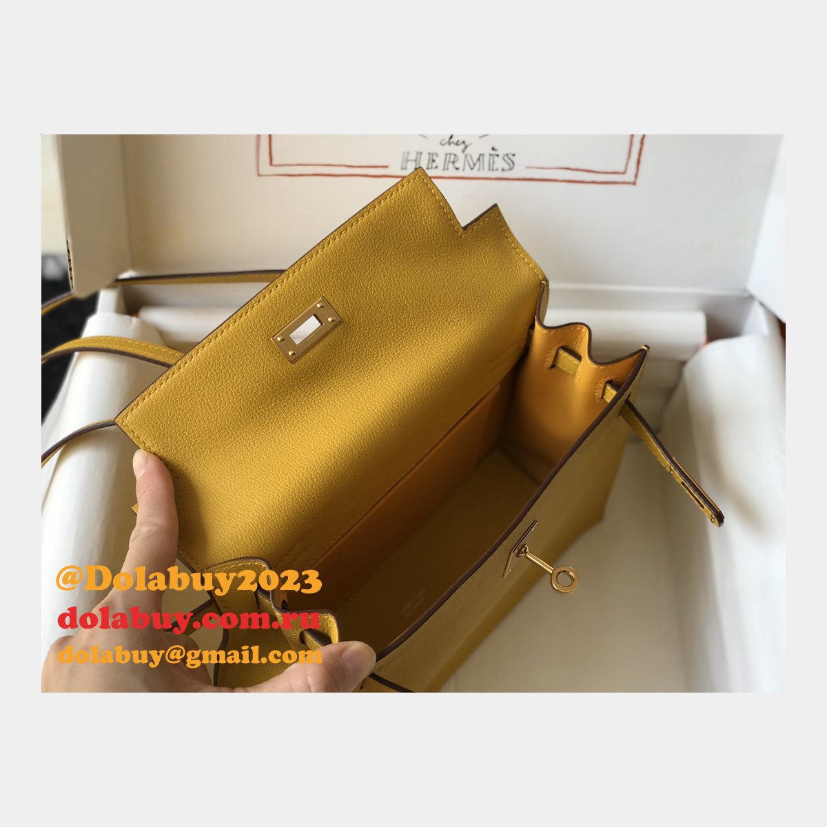 7 Star HERMES KELLY DANSE Customize BAG FOR SALE