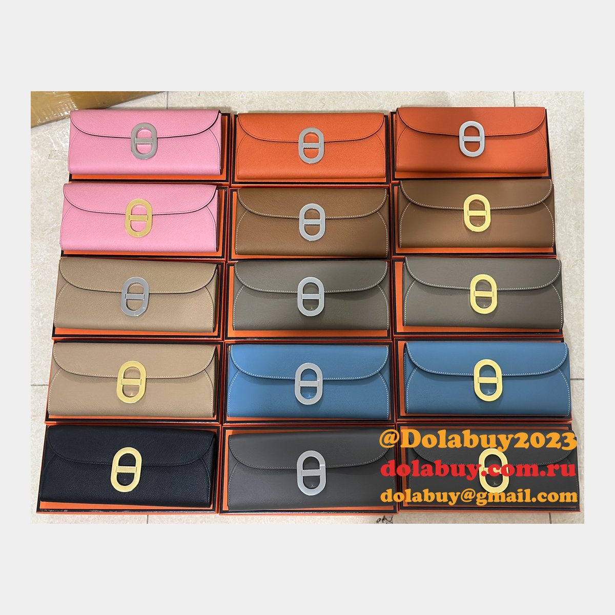 Perfect hermes D Ancre to go Epsom clutch