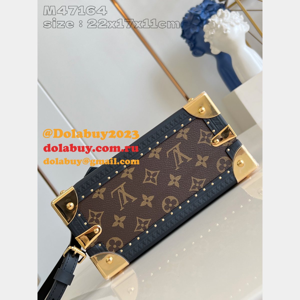 Louis Vuitton Inspired M47164 Petite Valise Monogram Reverse Bag