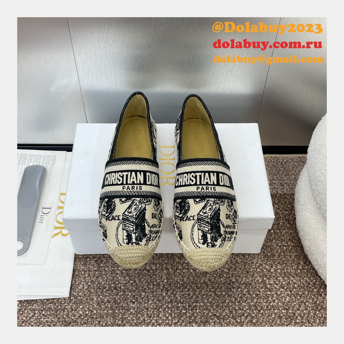 Wholesale Fashion Dior Granville Espadrille
