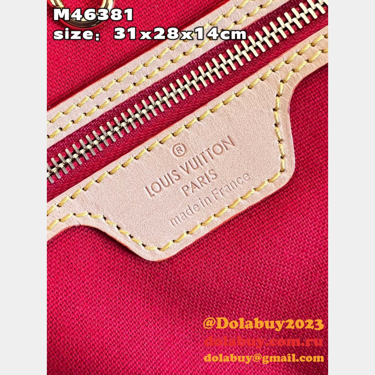 Louis Vuitton LV x YK Neverfull Best M46381 Monogram Handbag