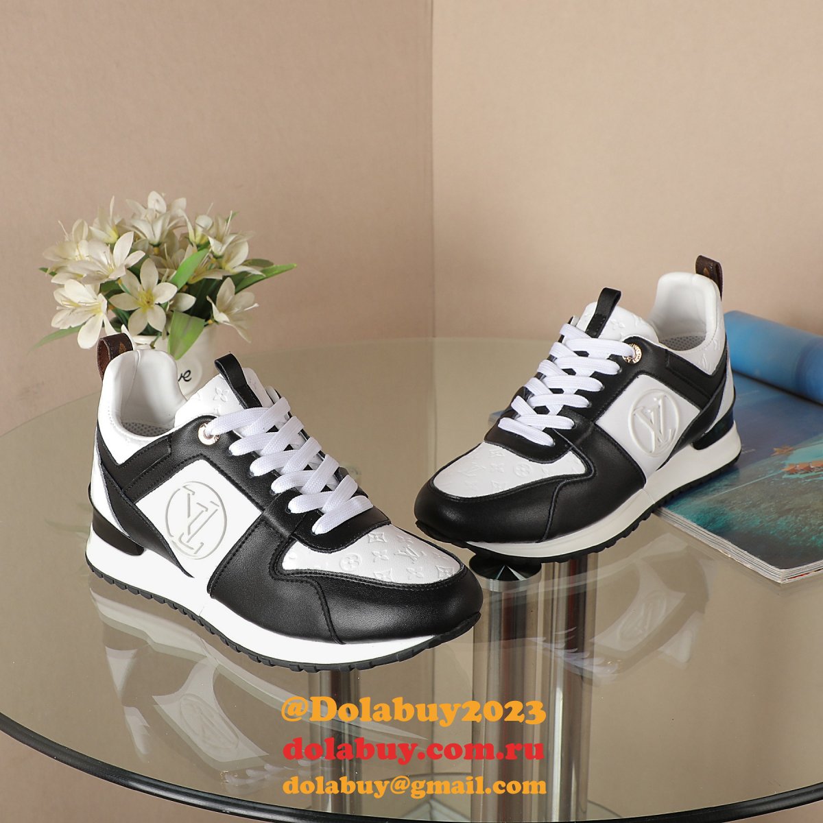 Inspired Louis Vuittons Cheap Run Away Monogram Replica Sports Shoes