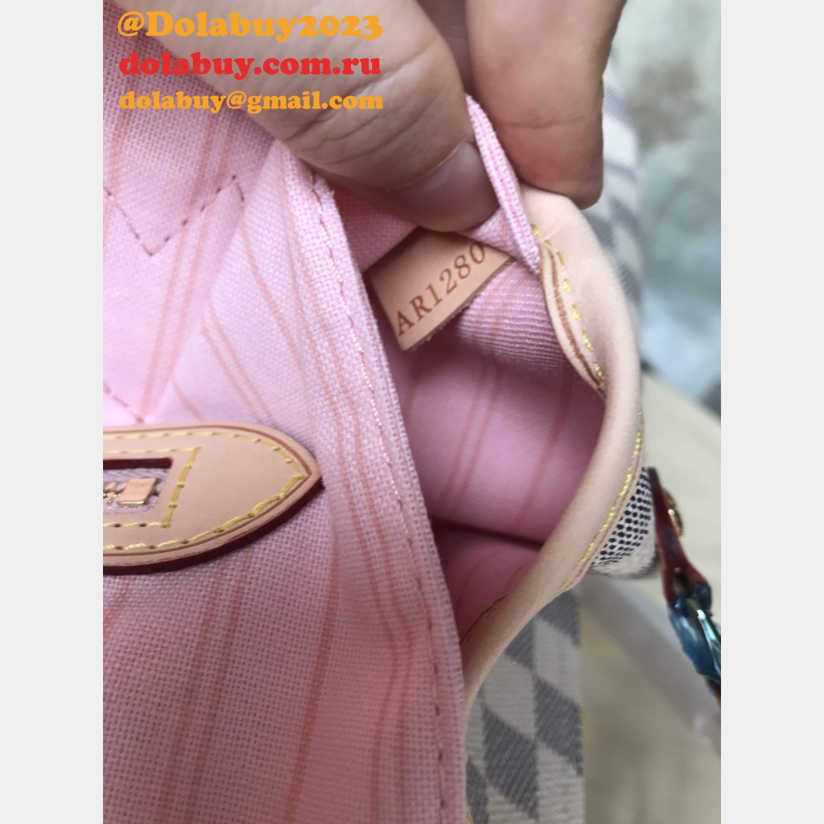 Top Quality Louis Vuitton Wholesale Damier Neverfull N41360 GM