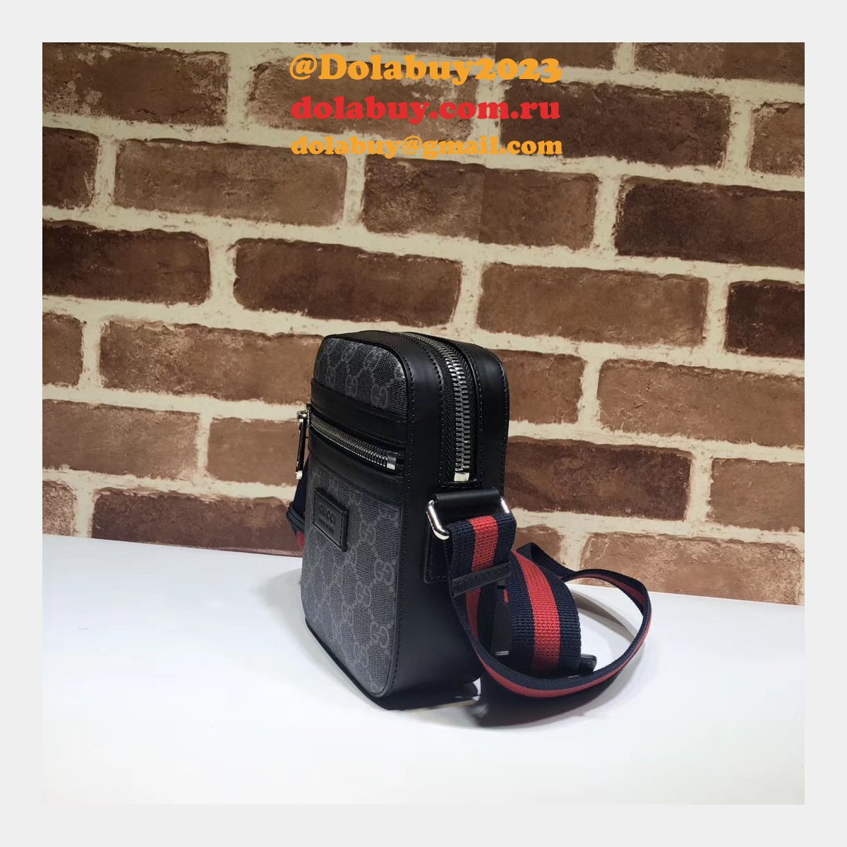 G*u*i top quality gg messenger men replica 598103 bag