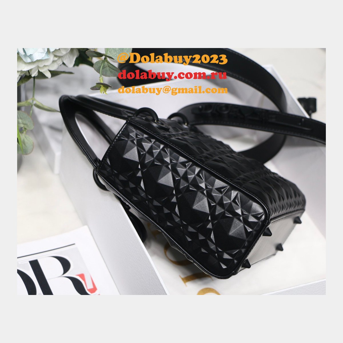 High Quality 1:1 Replica Lady Dior 20cm Shop Designer Purses