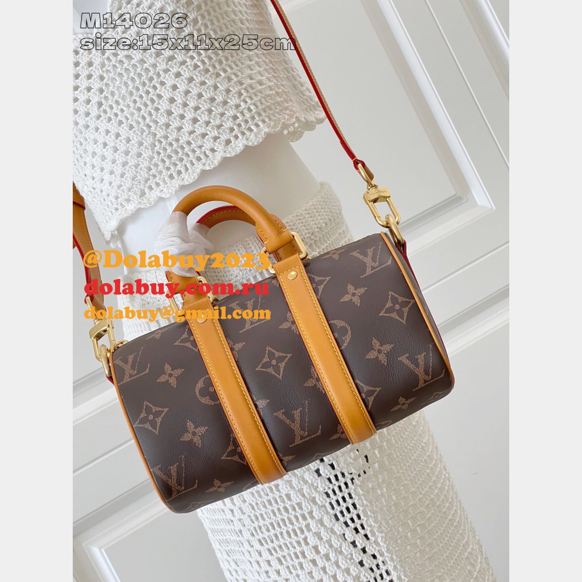 Keepall Bandoulière 25 M14026 Bag Louis Vuitton Replica