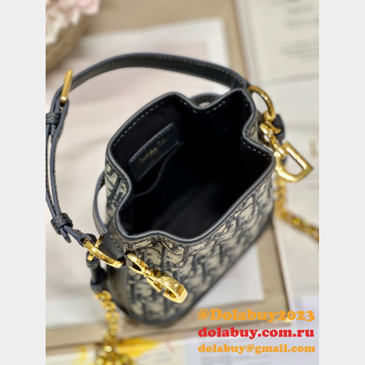 Christian Dior 1:1 Mirror Oblique Cest CD Lock 2271/2272 Copy Bag