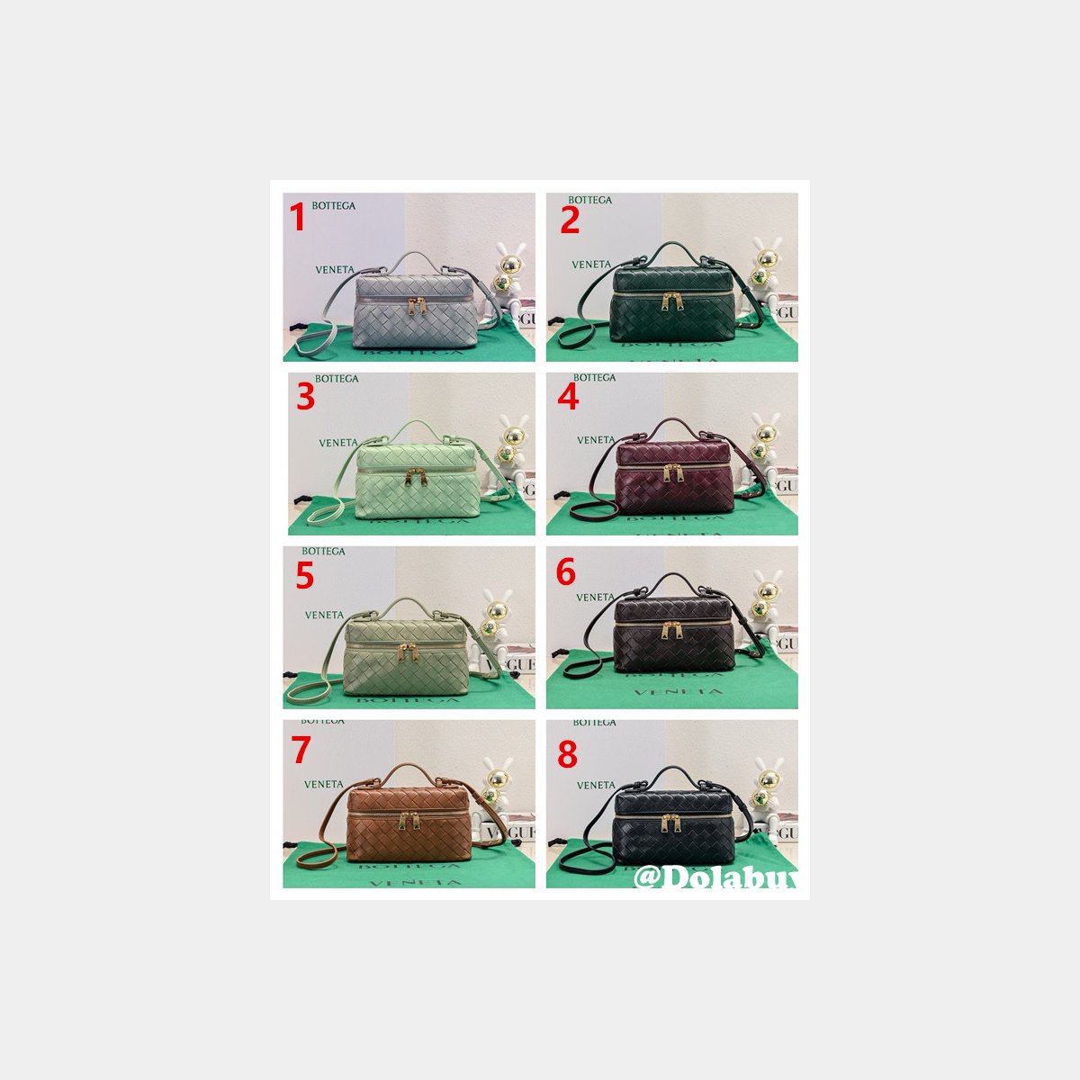 luxury b0tte*a Ven*ta 1:1 mirror vanity case 789109