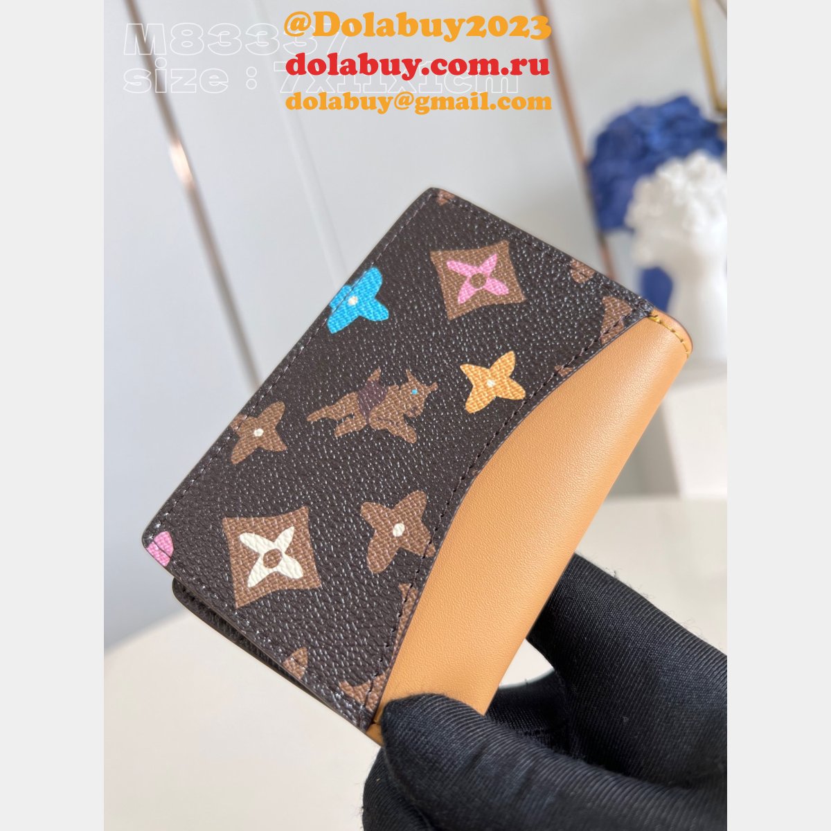 LVS Replica M83337/M83334/M83335 Brazza Pocket Organizer Multiple Wallet