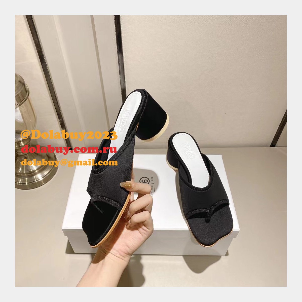 best deals dolabuy replica ma*s*n Ma*i*la mm6 flip flops products