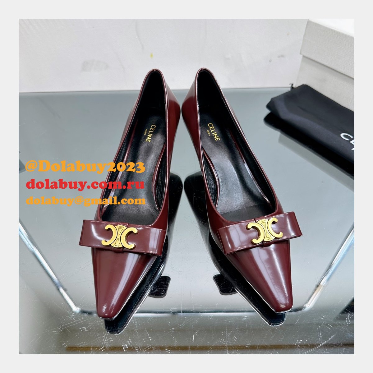 High Quality Replica Luxury Design Celine Heel 5cm Shoes