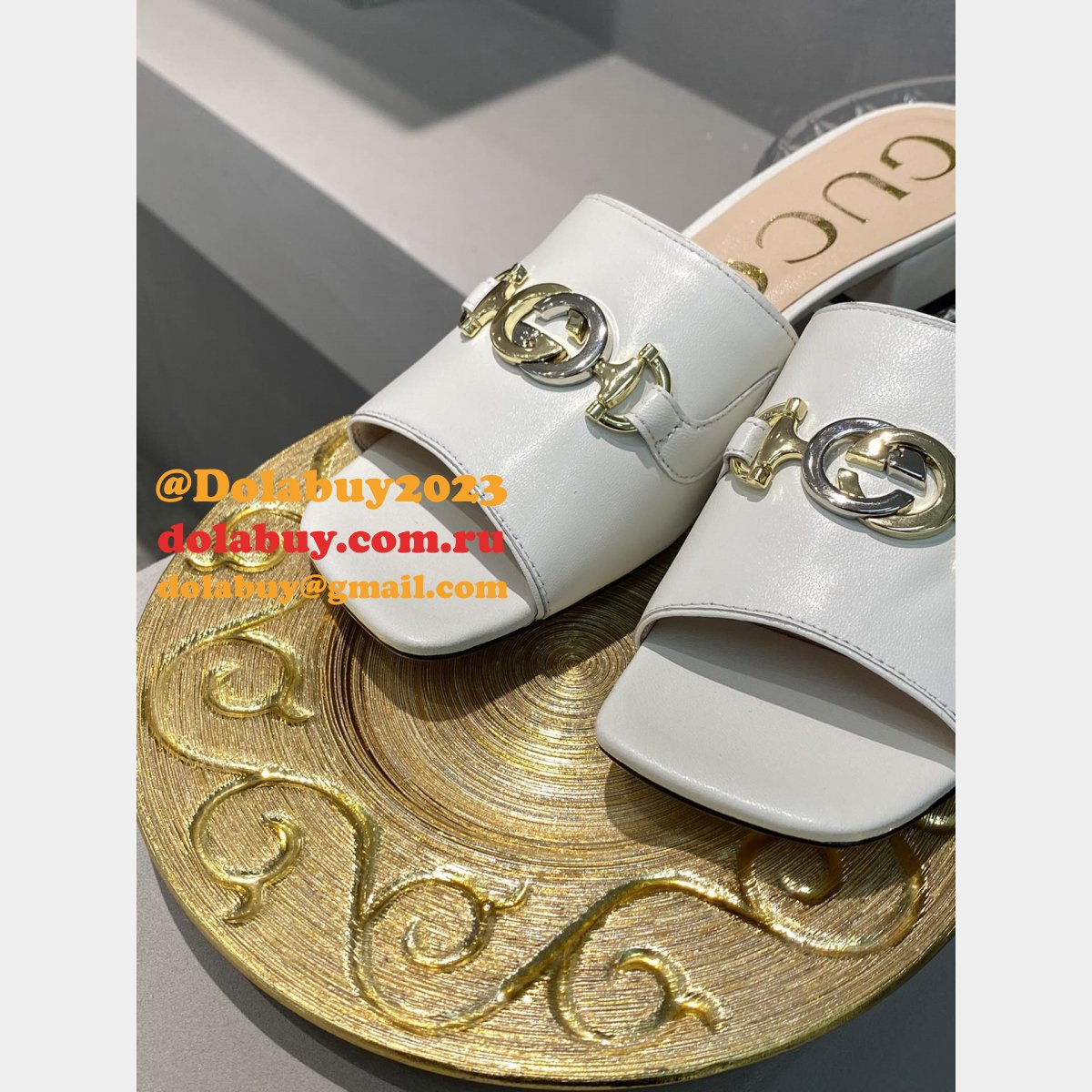 replica G*u*i women slippers