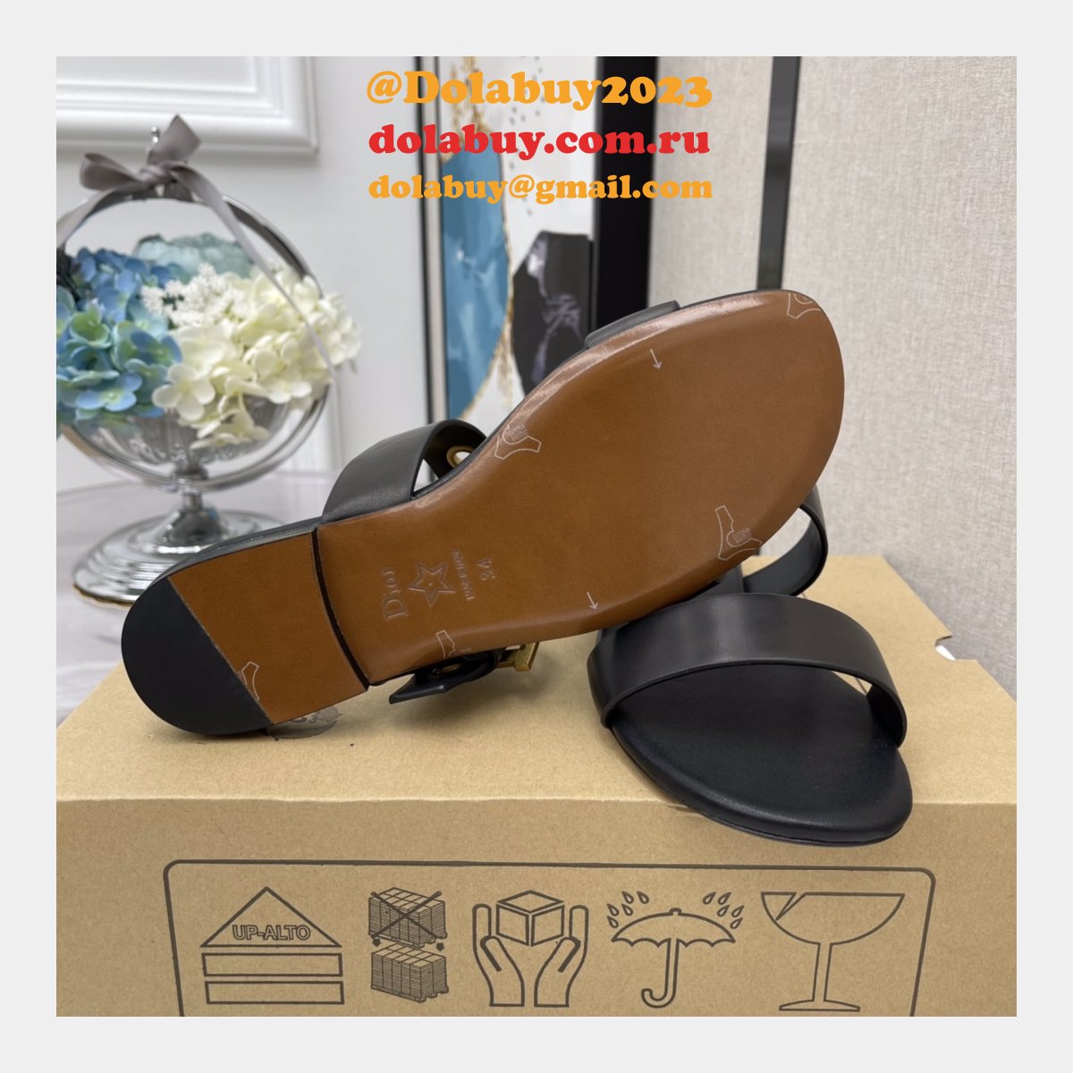 Wholesale Replica Christian Dior AW D-home sandals and slippers Shoes