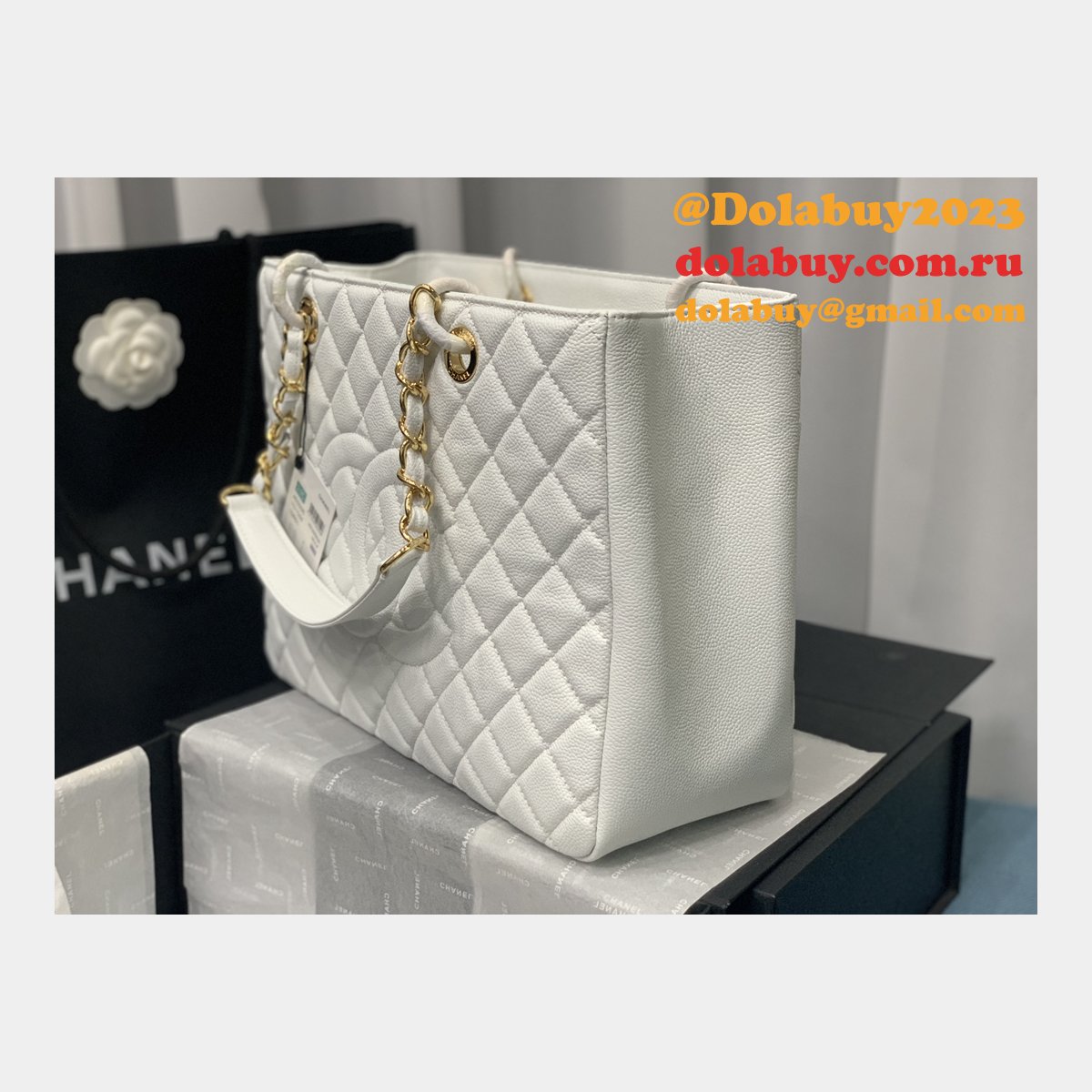 Best classic  CC 50995 shopping bag CAVIAR leather