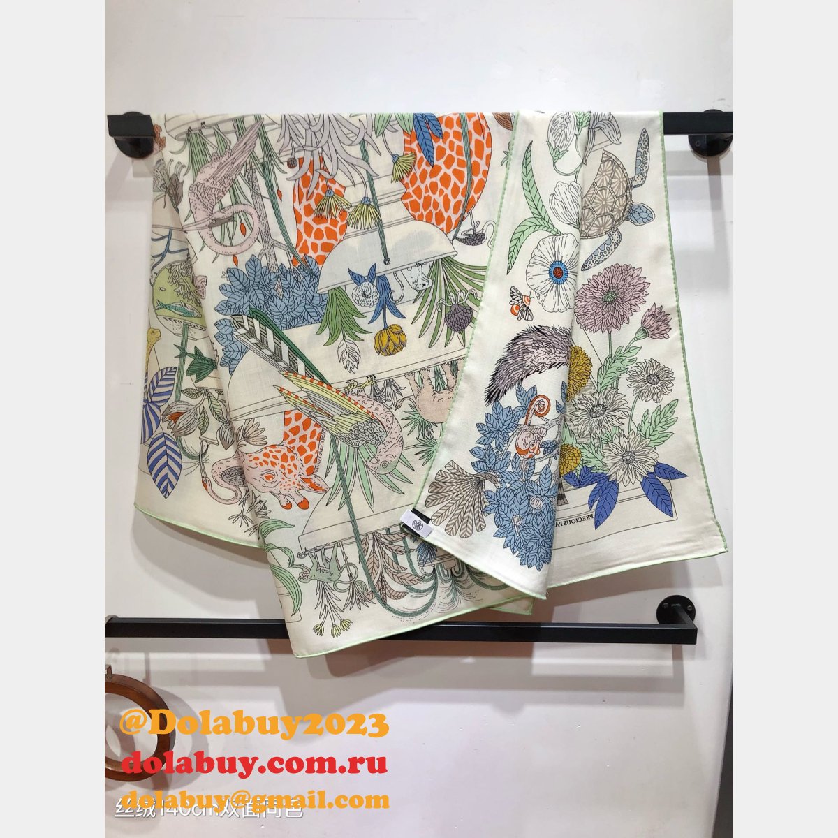 Top Quality Hermes Double-Sided Velvet Square Scarf