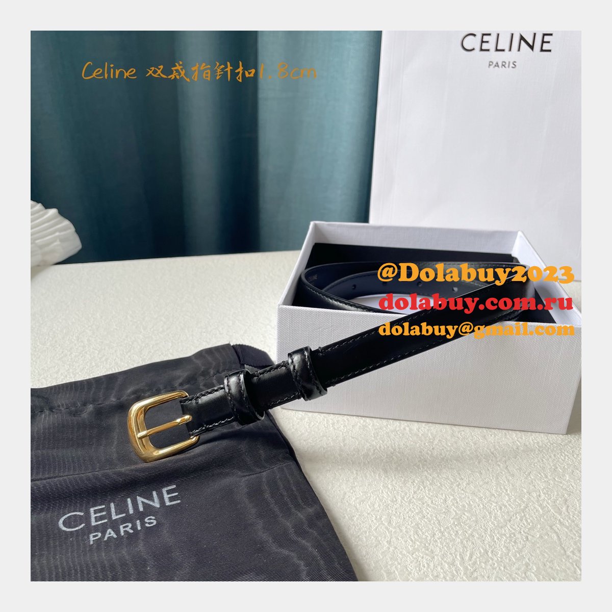 Replica Celine Inspired 18/25MM Top Quality Belt