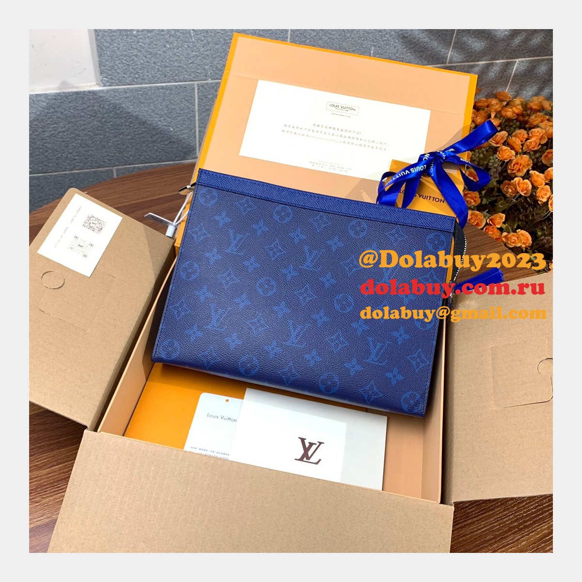 Louis Vuitton M69535 Luxury Pochette Voyage MM G66 China Replica