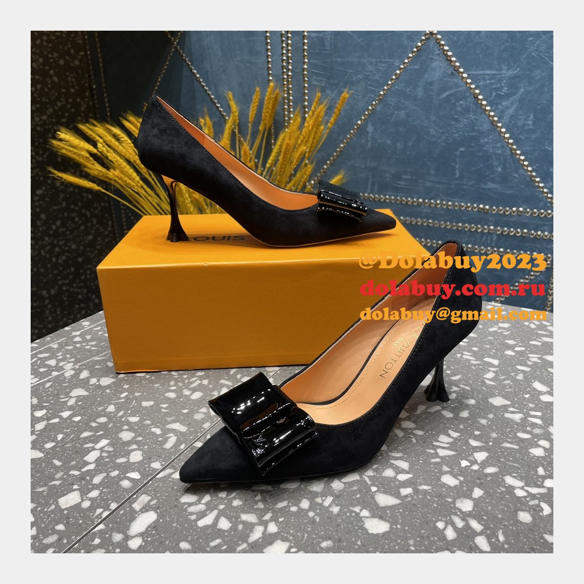 Fake LOUIS VUITTON Blossom Pump Fashion shoes