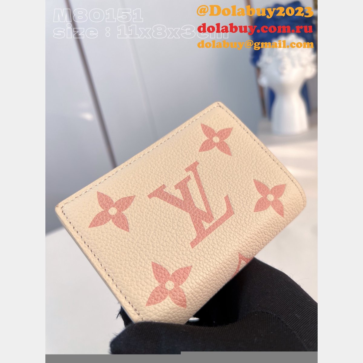 Cléa Wallet Monogram Empreinte M80151 Replicas Shop Louis Vuitton Bag