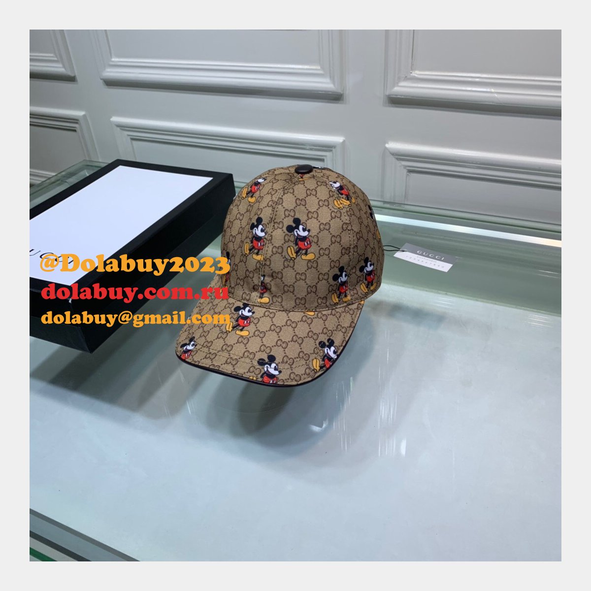 top quality G*u*i mickey mouse hats