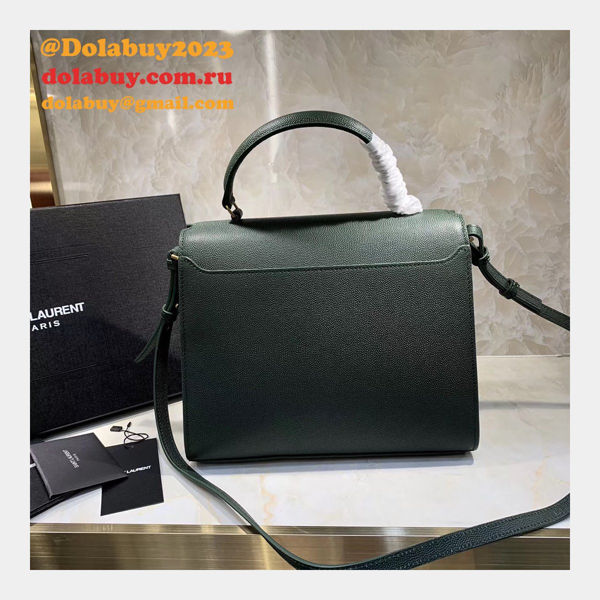 Luxury Replica Saint Laurent Cassandra Top-handle 578000 Bag