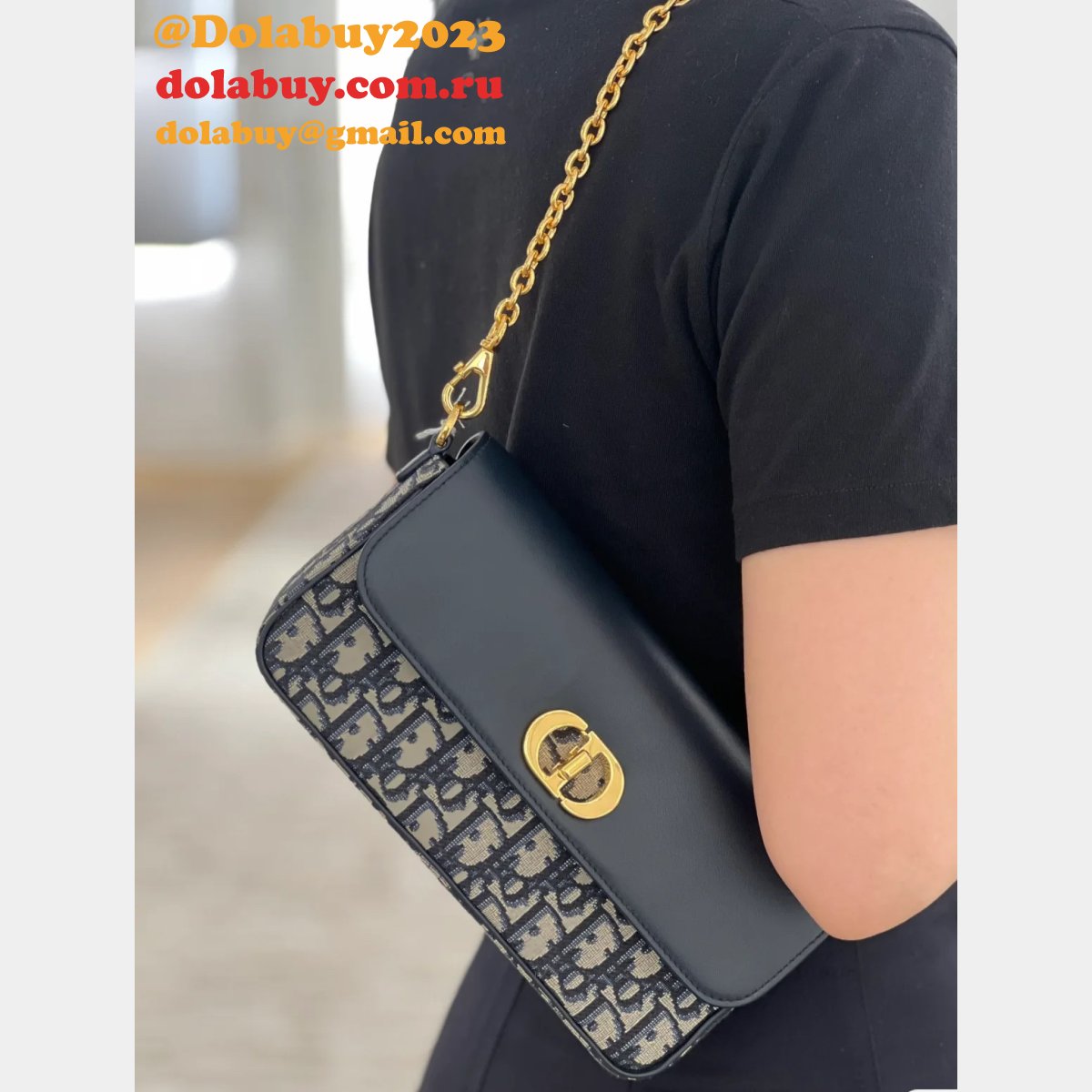 Designer 3114 30 Montaigne Avenue East-West Dior Knockoff Bag