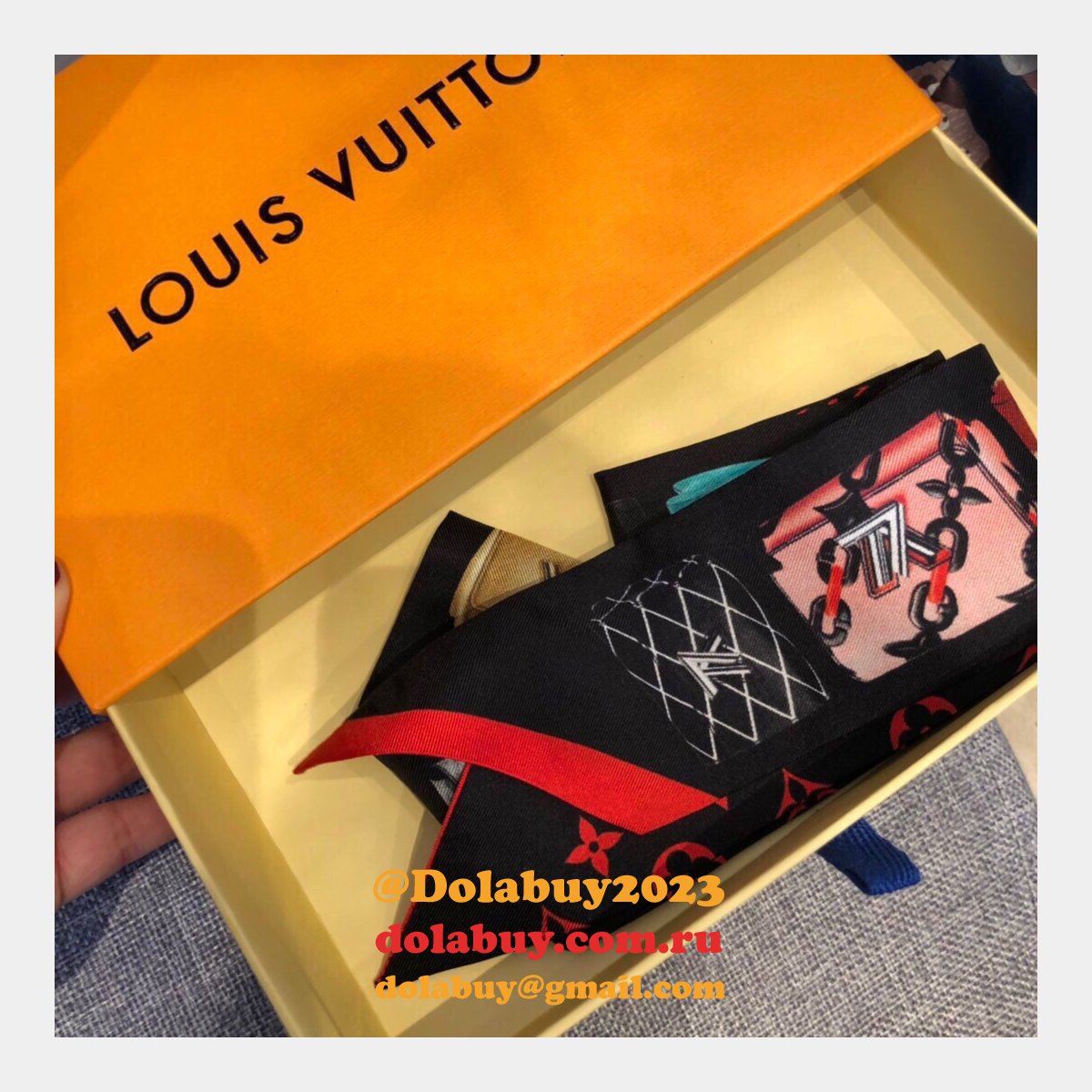 Top Quality louis vuitton silk ribbon