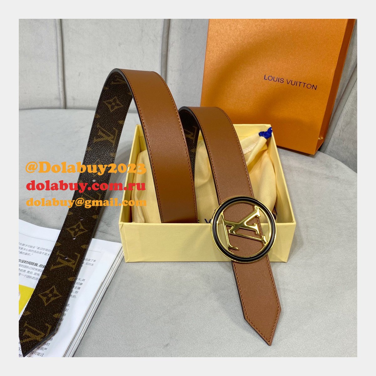 Replica Louis Vuitton All Around 35mm Belts