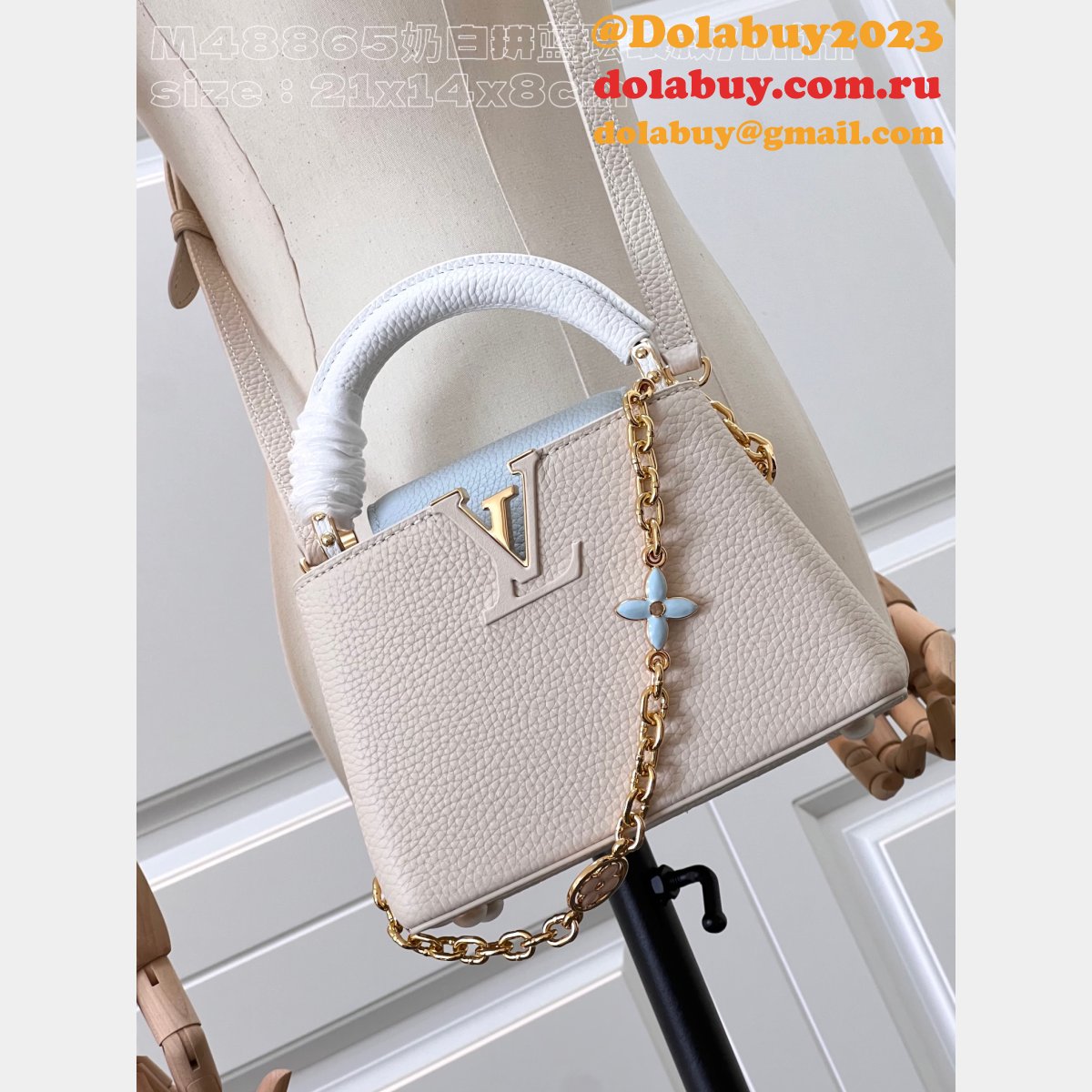 Louis Vuitton Capucines Wholesale Original M48865 Replica Bag