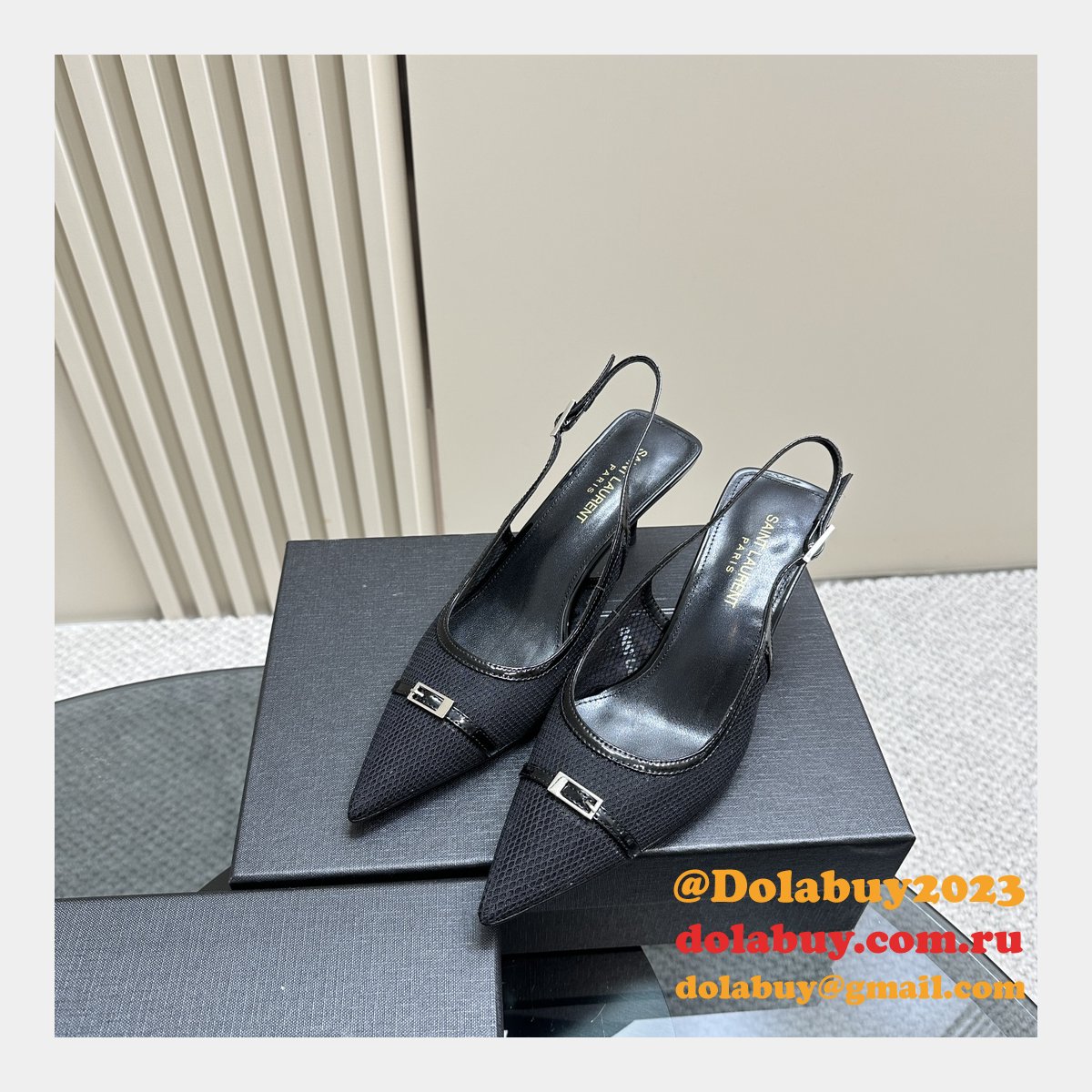 Wholesale Replica SAINT LAURENT Mirror SHOES