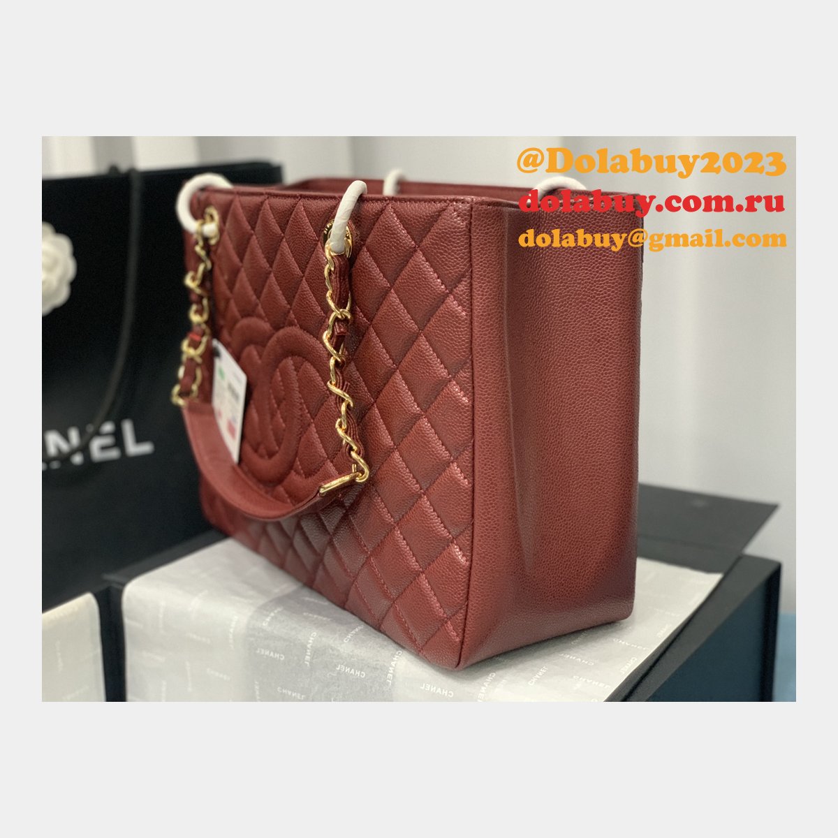 Best classic  CC 50995 shopping bag CAVIAR leather