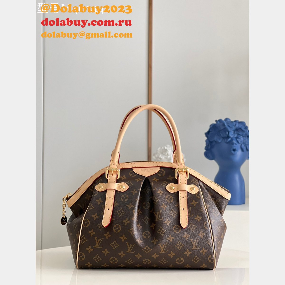 Louis Vuitton Replicas Designer Monogram Tivoli M40144/M40143 Handbag