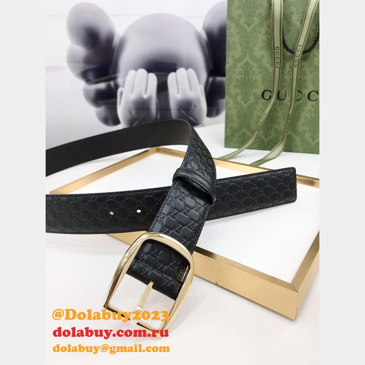 Luxury Inspired GG 40MM 7 Star Belt