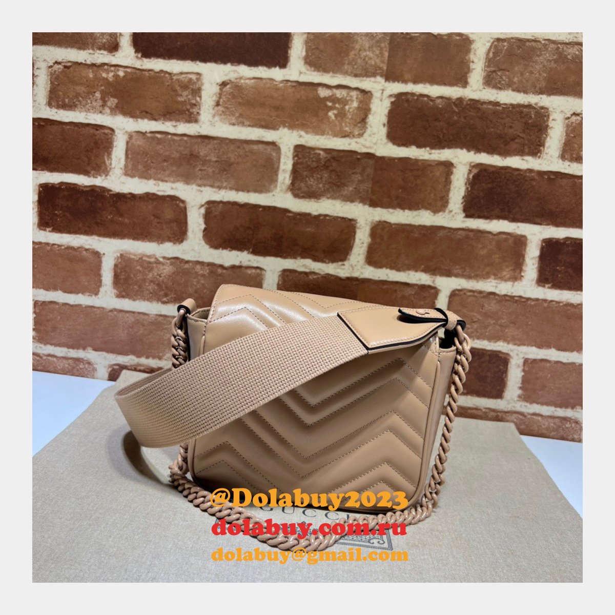 perfect G*u*i gg marmont matelasse 739681 shoulder fake bag